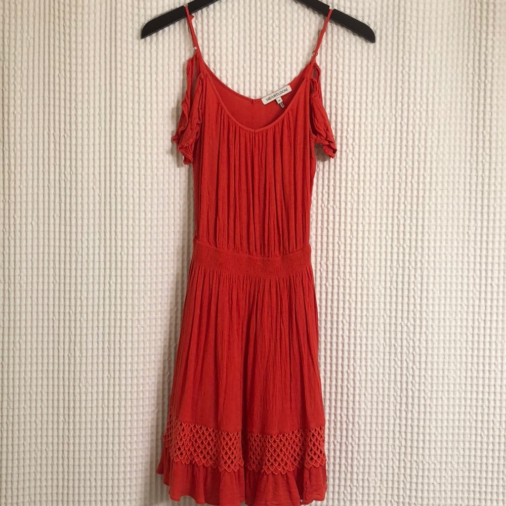 Heartloom orange sun dress